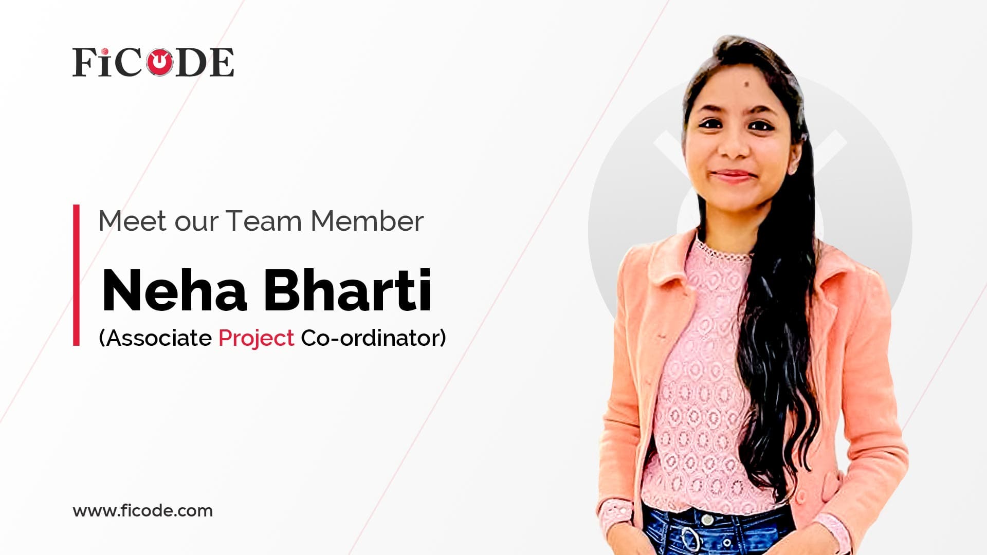 Meet the Team: Neha Bharti, Associate Project Coordinator