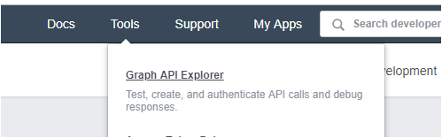 Graph API Explorer