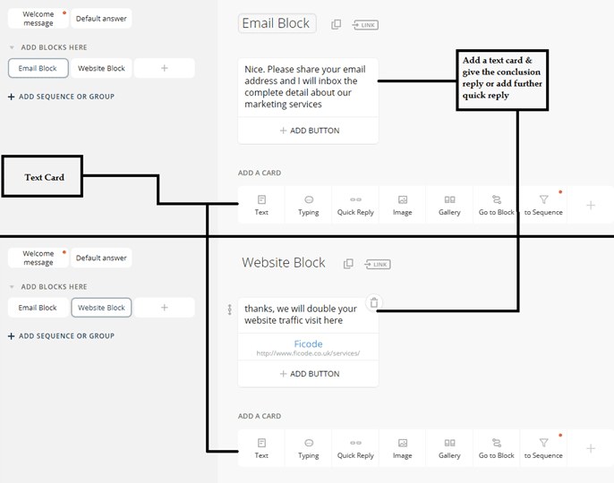 chatbot creation step 6